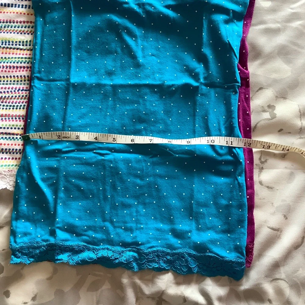 3 aéropostale camisoles polkadot with lace trim - Picture 7 of 7